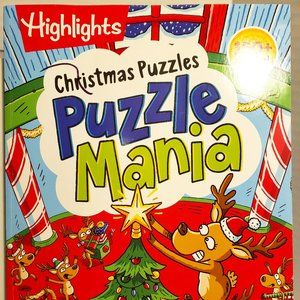 HIGHLIGHTS CHRISTMAS PUZZLES - PUZZLE MANIA w/ 150+ PUZZLES